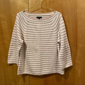 NWOT J.Crew Striped Boatneck Sweater